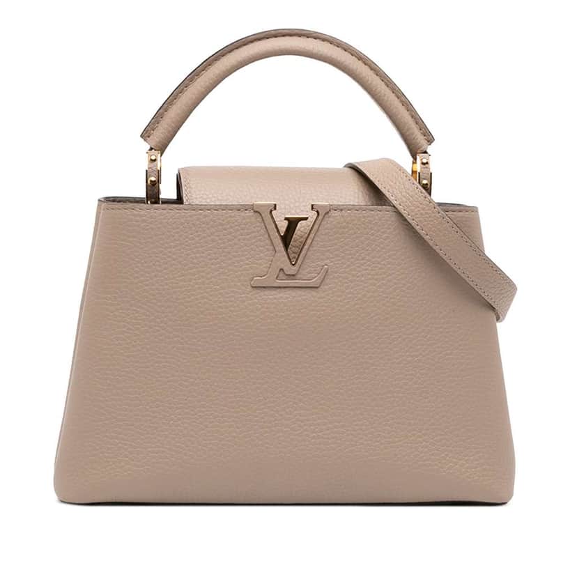 Louis Vuitton Taurillon Capucines BB Brown Leather Good condition - Front View
