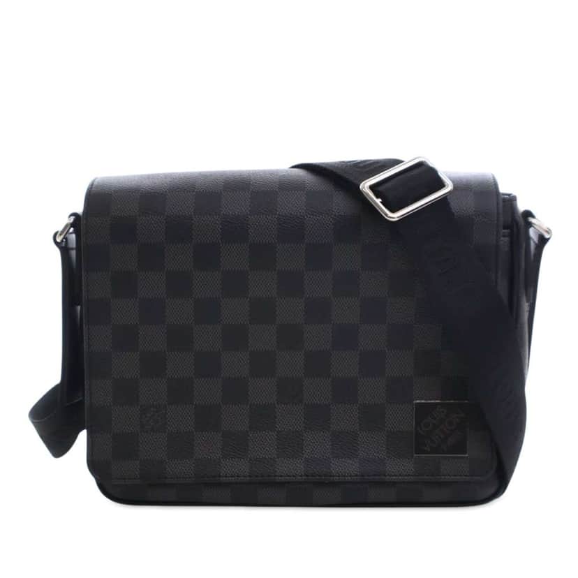 Louis Vuitton Damier Graphite District PM Black Good condition - Front View