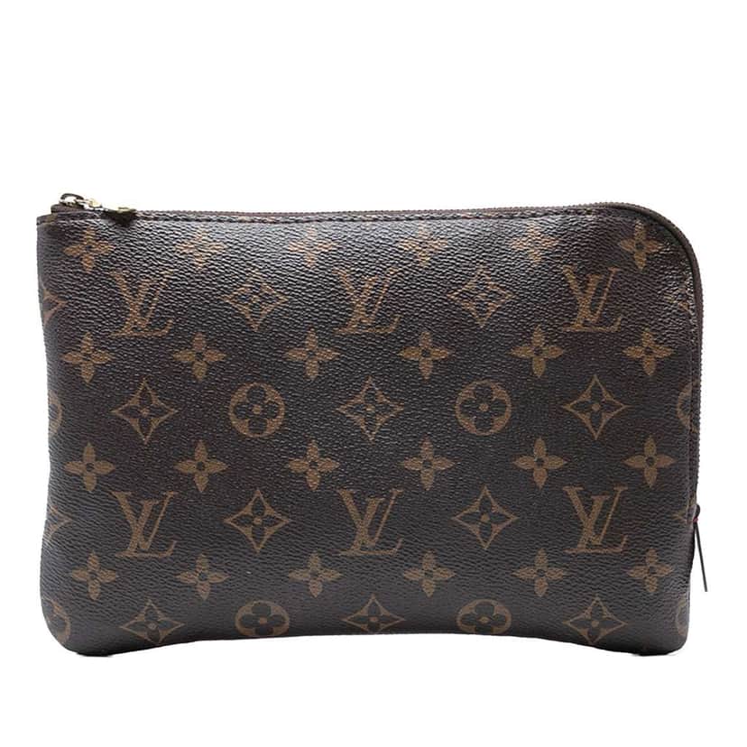 Louis Vuitton Monogram Etui Voyageur PM Brown Good condition - Front View