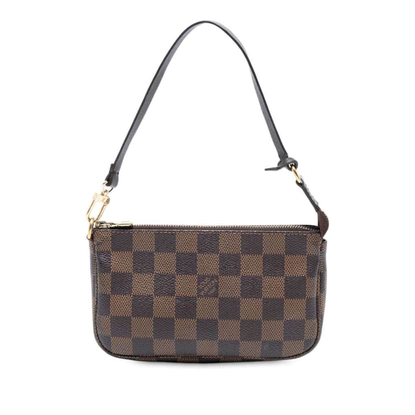 Louis Vuitton Damier Ebene Mini Pochette Accessoires Brown Good condition - Front View