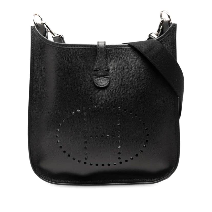 Hermès Epsom Evelyne I 29 Black Leather Good condition - Front View