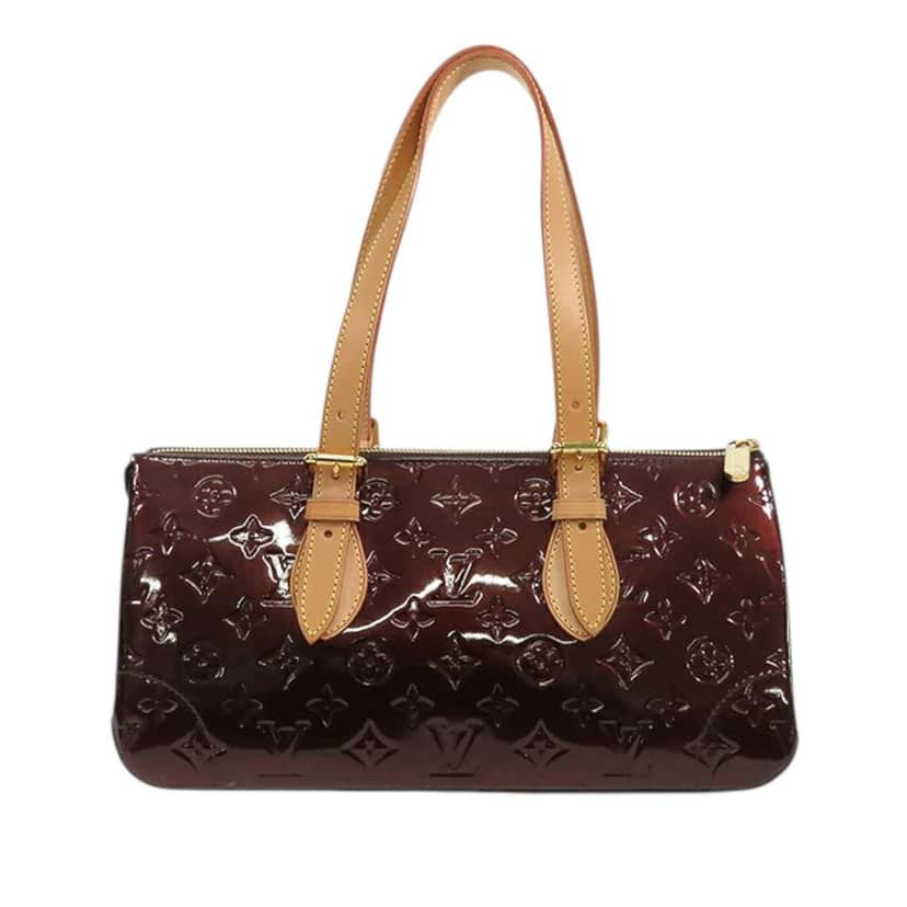 Louis Vuitton Monogram Vernis Rosewood Avenue Purple Leather Good condition - Front View