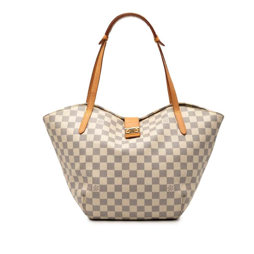 Louis Vuitton Damier Azur Salina PM White Good condition - Front View