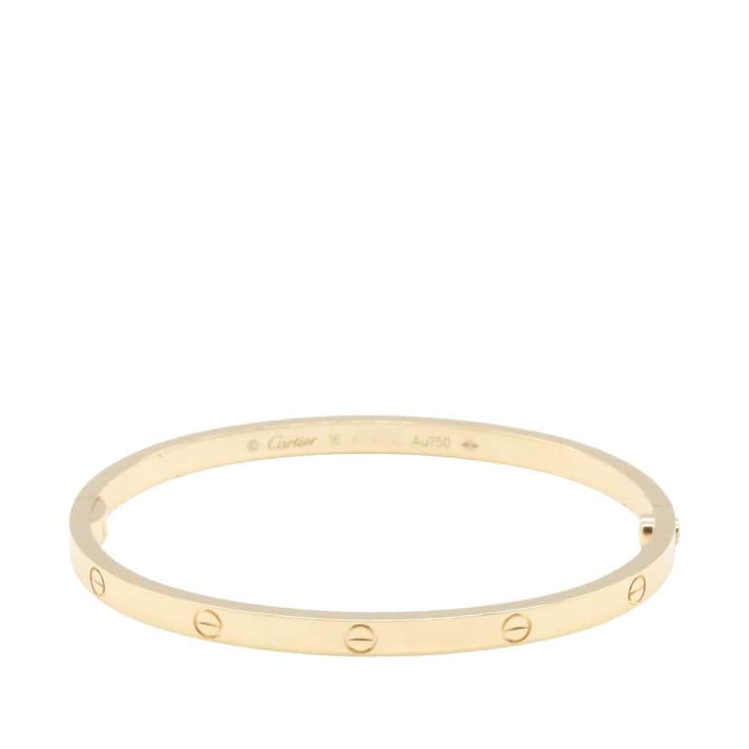 Cartier 18K Yellow Gold Small Love Bracelet Gold Gold Good condition - Front View