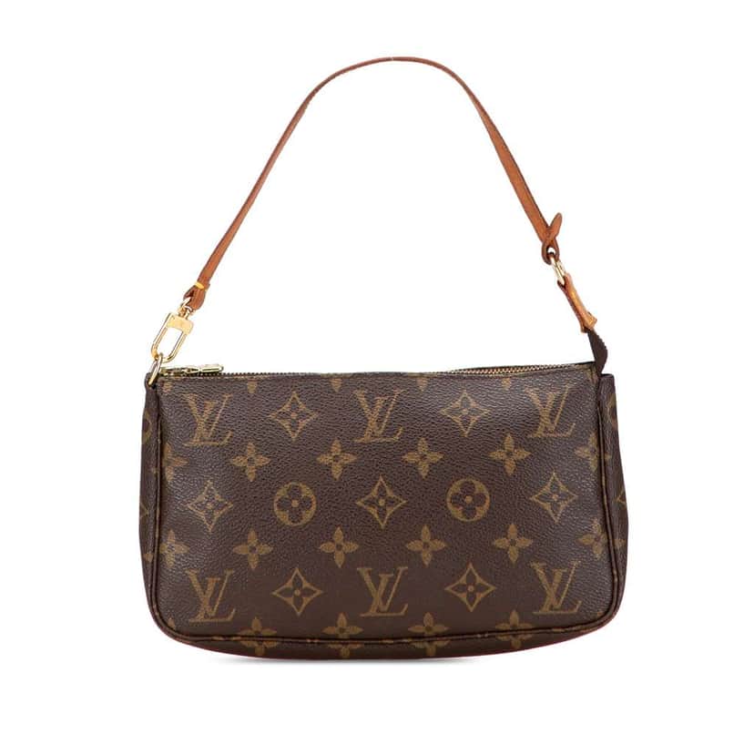 Louis Vuitton Monogram Pochette Accessoires Brown Good condition - Front View