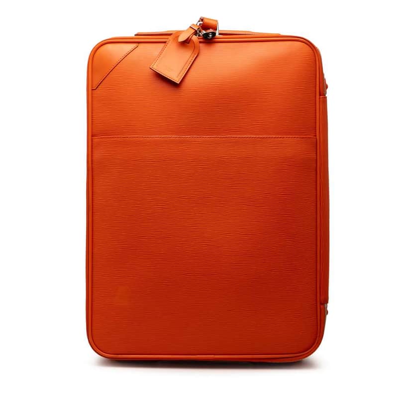 Louis Vuitton Epi Pegase 55 Orange Leather Good condition - Front View