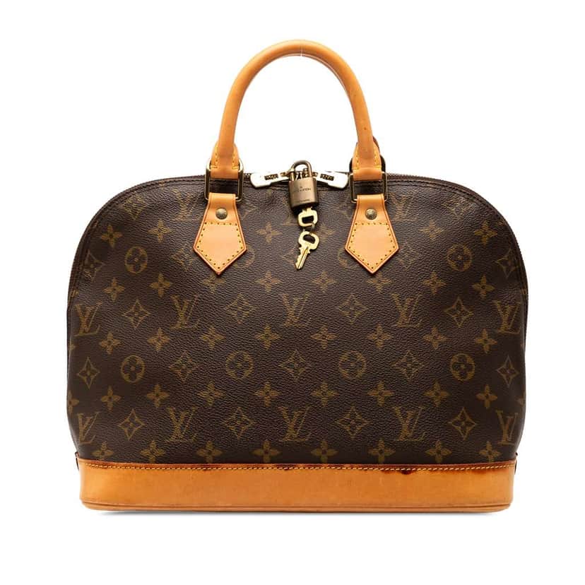 Louis Vuitton Monogram Alma PM Brown Good condition - Front View