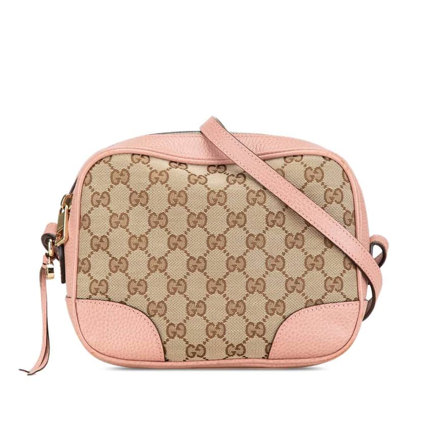 Gucci GG Canvas Bree Crossbody Brown Canvas Good condition - Front View