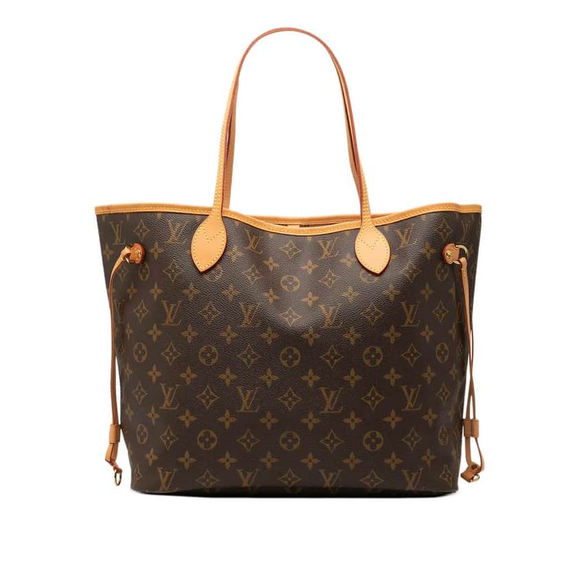 Louis Vuitton Monogram Neverfull MM Brown Good condition - Front View