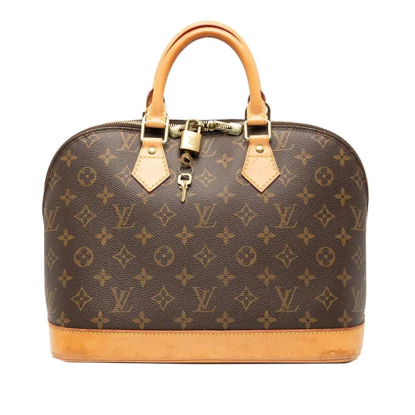 Louis Vuitton Monogram Alma PM Brown Good condition - Front View