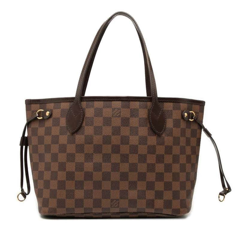 Louis Vuitton Damier Ebene Neverfull PM Brown Very good condition - Front View