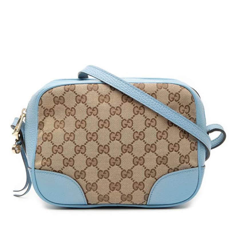 Gucci GG Canvas Bree Crossbody Brown Canvas Good condition - Front View