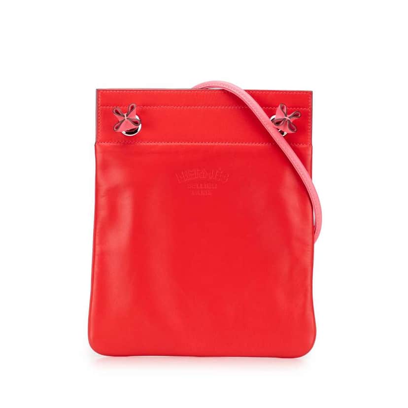 Hermès Mini Swift Aline Bag Red Leather Very good condition - Front View