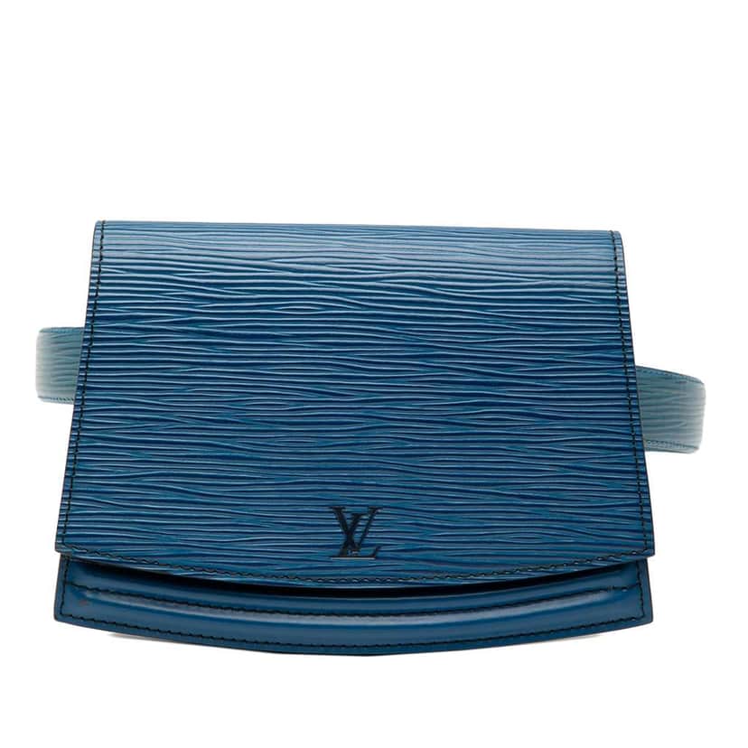 Louis Vuitton Epi Tilsitt Belt Bag Blue Leather Very good condition - Front View