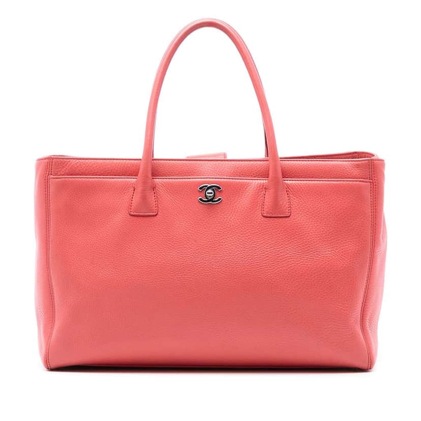 Chanel Medium Calfskin Executive Cerf Tote Pink Leather Very good condition - Front View