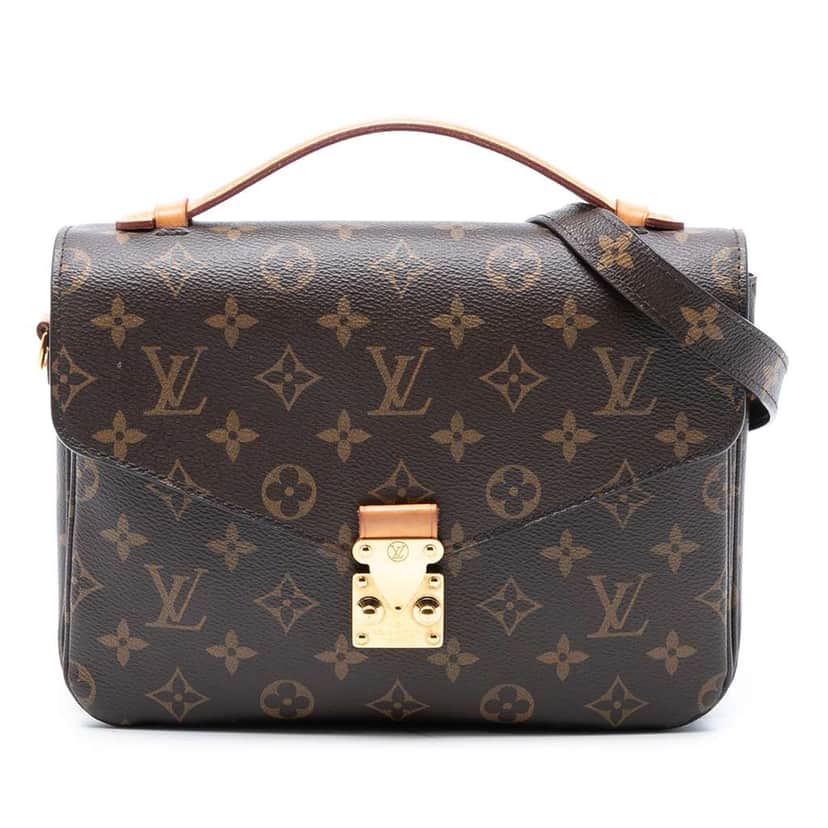 Louis Vuitton Monogram Pochette Metis Brown Good condition - Front View