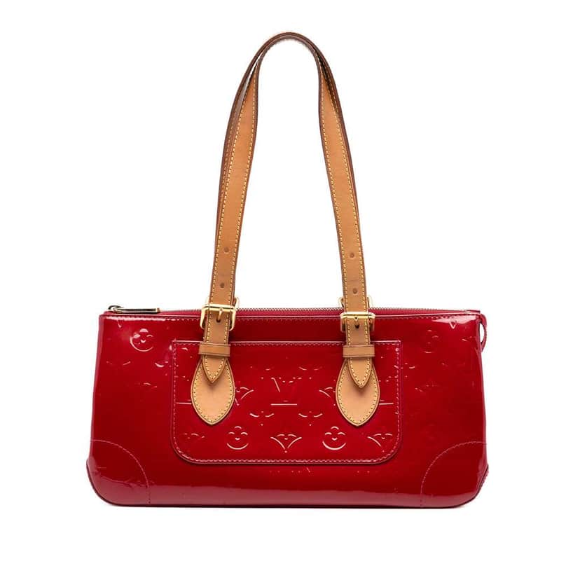 Louis Vuitton Monogram Vernis Rosewood Avenue Red Leather Good condition - Front View