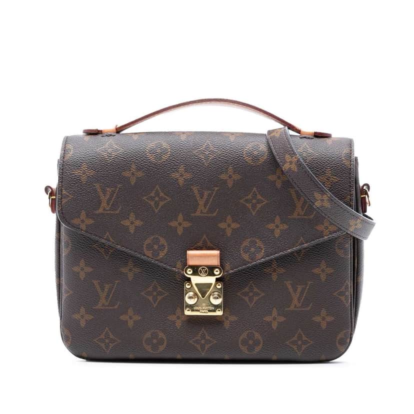 Louis Vuitton Monogram Pochette Metis Brown Good condition - Front View