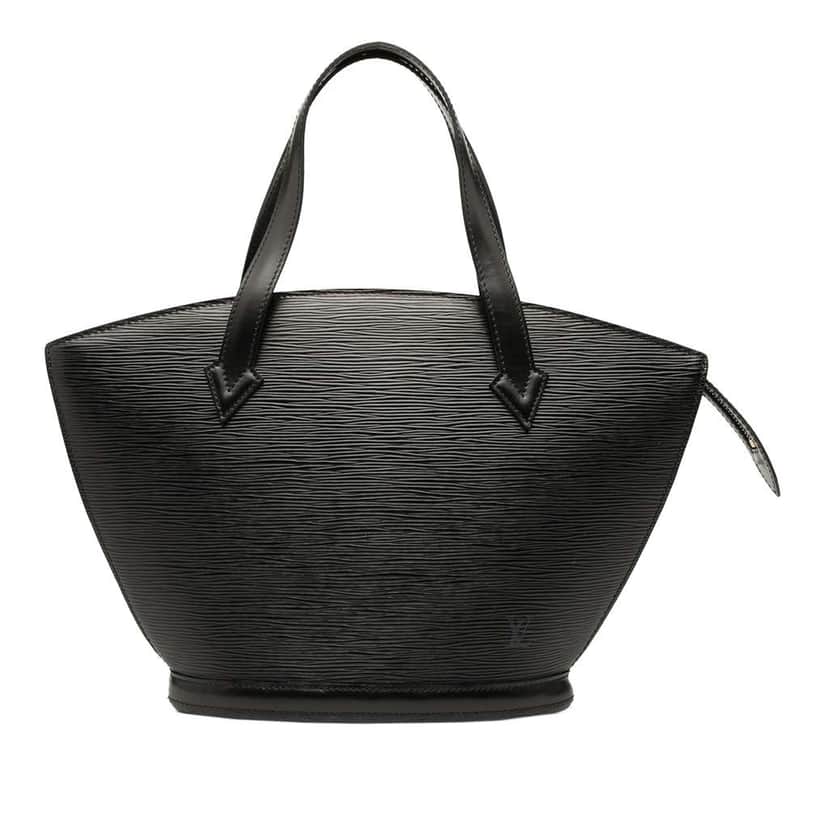 Louis Vuitton Epi Saint Jacques PM Short Strap Black Leather Good condition - Front View