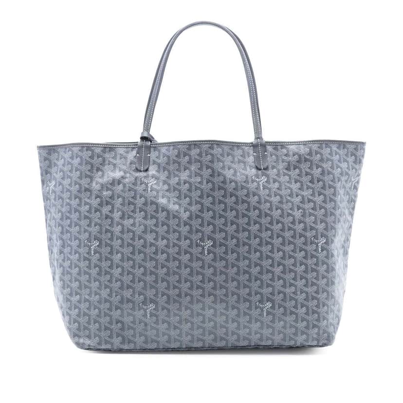 Goyard Goyardine Saint Louis GM Grey Canvas Good condition - Front View