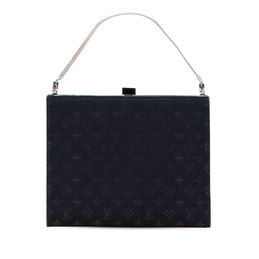 Louis Vuitton Monogram Satin Ange PM Black Satin Good condition - Front View