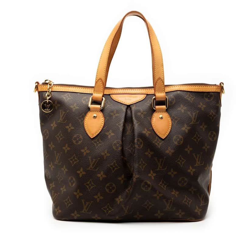 Louis Vuitton Monogram Palermo PM Brown Good condition - Front View