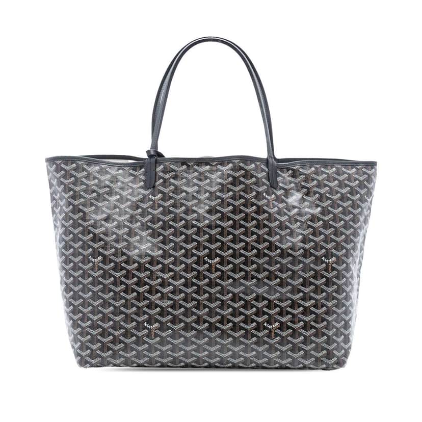 Goyard Goyardine Saint Louis GM Black Canvas Good condition - Front View