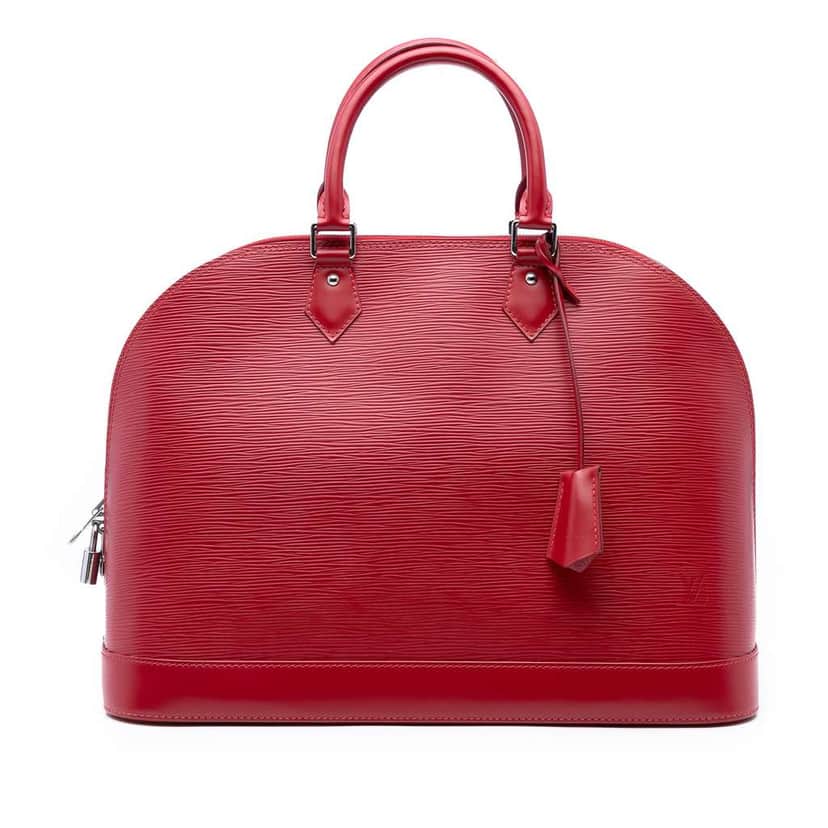 Louis Vuitton Epi Alma GM Red Leather Good condition - Front View