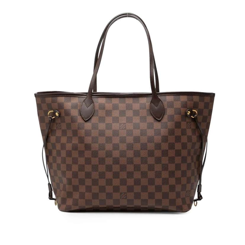 Louis Vuitton Damier Ebene Neverfull MM Brown Good condition - Front View