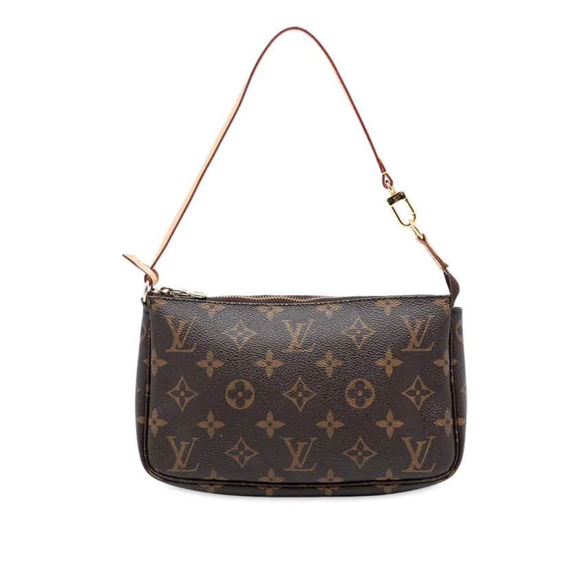 Louis Vuitton Monogram Pochette Accessoires Brown Good condition - Front View