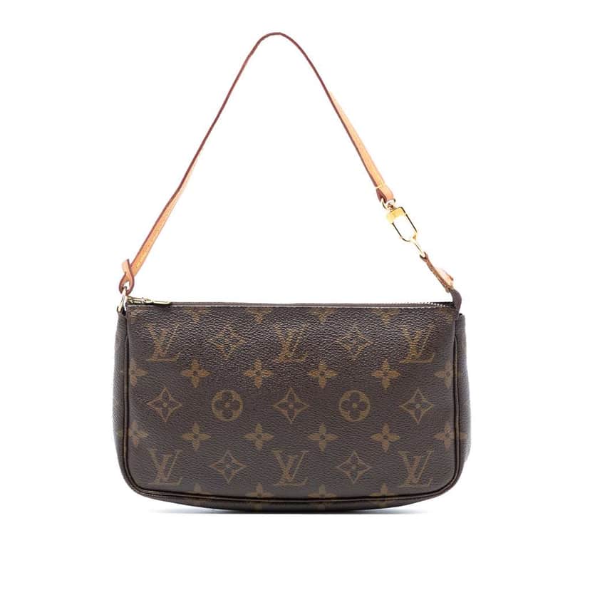 Louis Vuitton Monogram Pochette Accessoires Brown Good condition - Front View