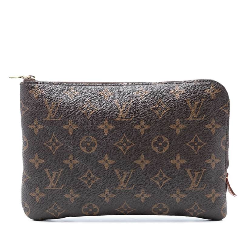 Louis Vuitton Monogram Etui Voyageur PM Brown Good condition - Front View