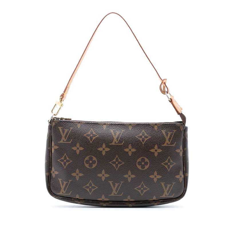 Louis Vuitton Monogram Pochette Accessoires Brown Good condition - Front View