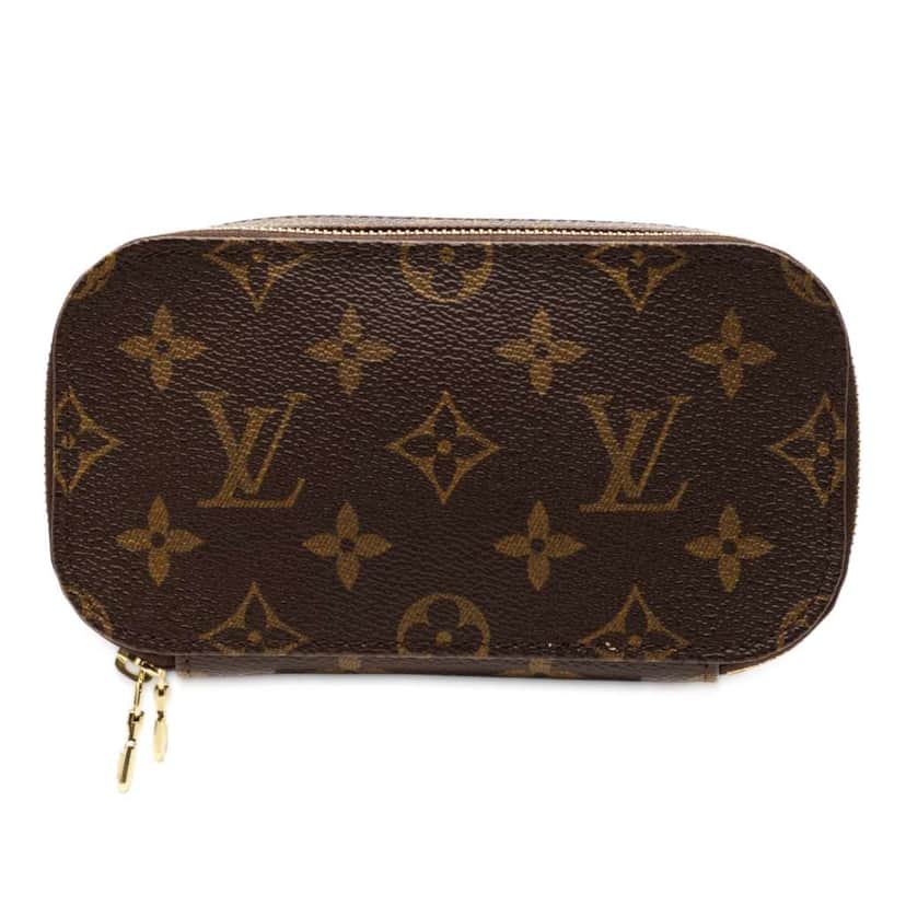 Louis Vuitton Monogram Trousse Blush PM Brown Good condition - Front View