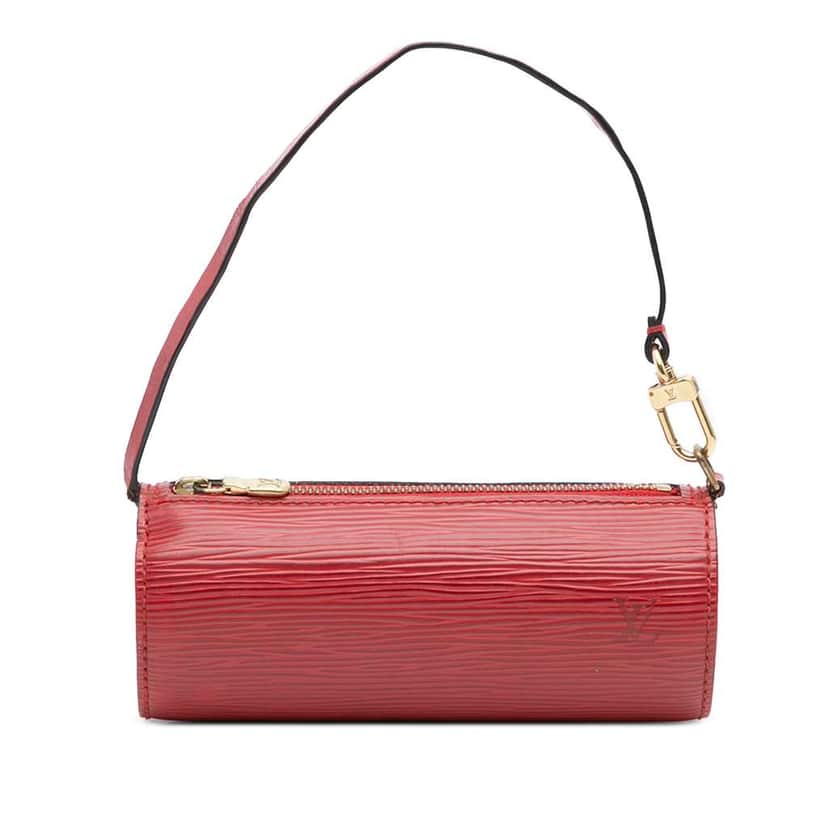 Louis Vuitton Epi Pochette Papillon Red Leather Good condition - Front View