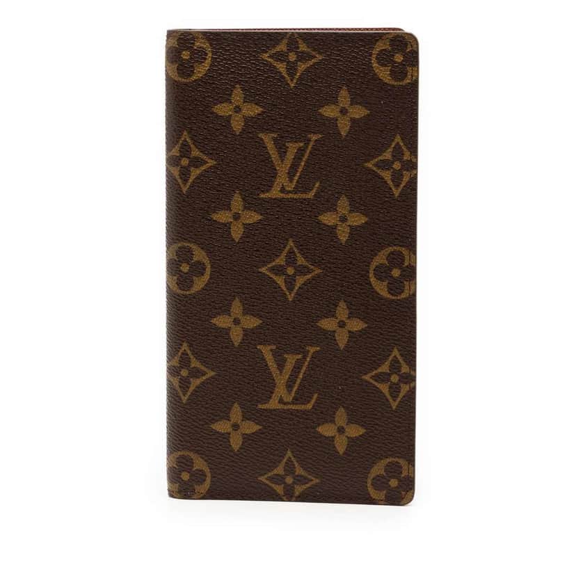 Louis Vuitton Monogram Porte Valeurs Cartes Credit Brown Good condition - Front View