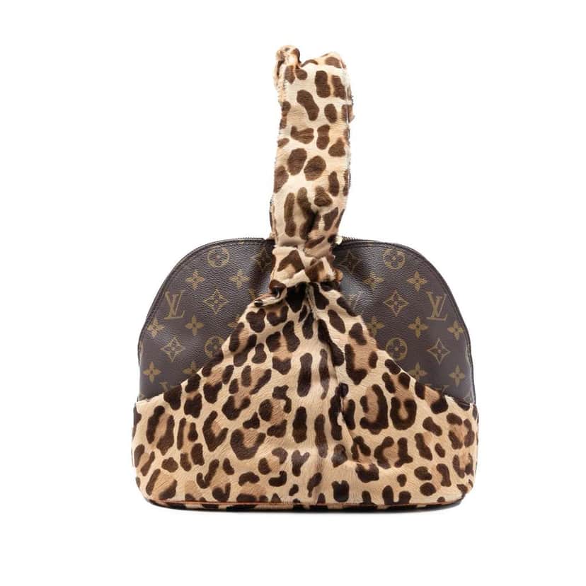 Louis Vuitton Azzedine Alaia Monogram Leopard Alma Brown Good condition - Front View