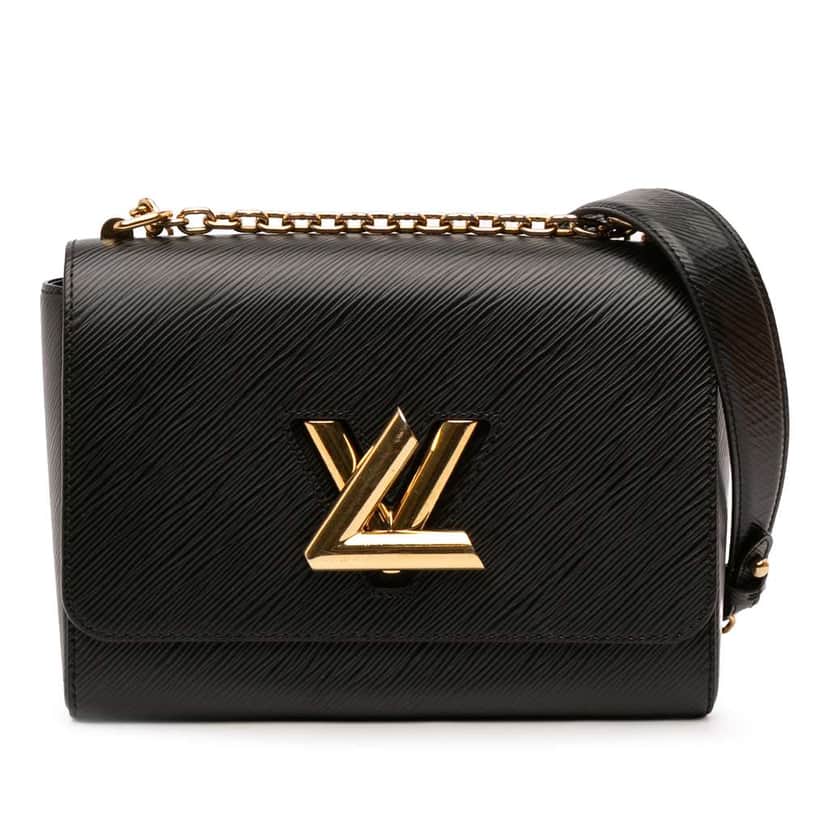 Louis Vuitton Epi Twist MM Black Leather Good condition - Front View