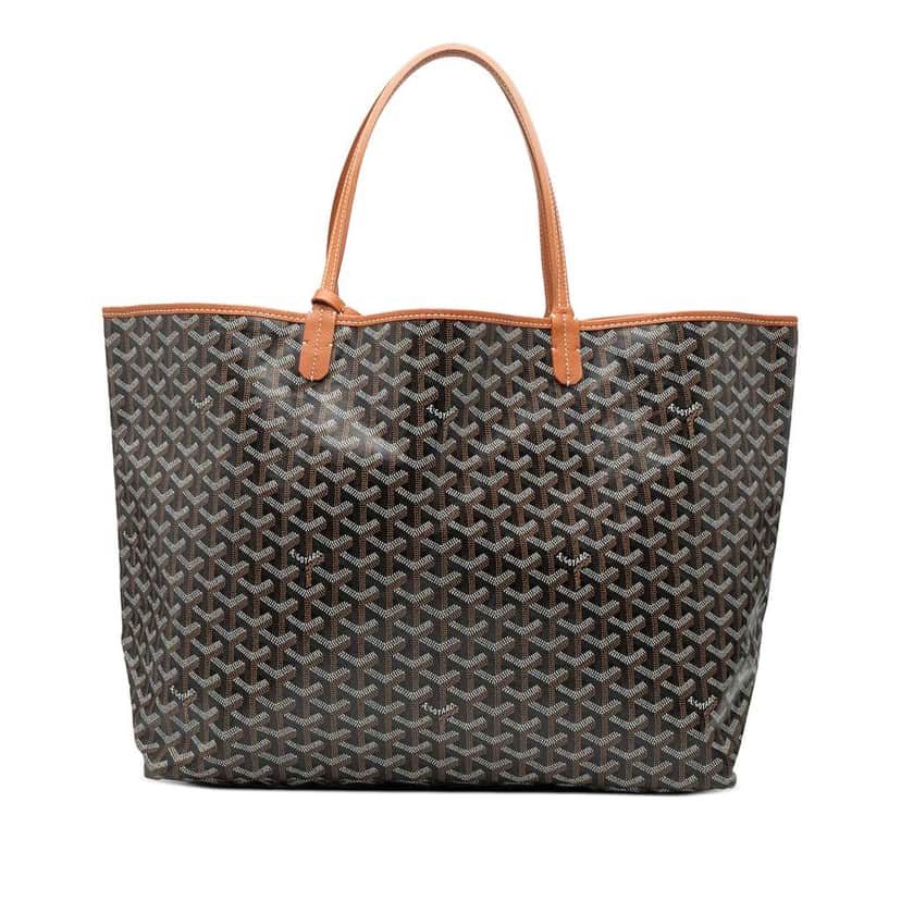Goyard Goyardine Saint Louis GM Black Canvas Very good condition - Front View
