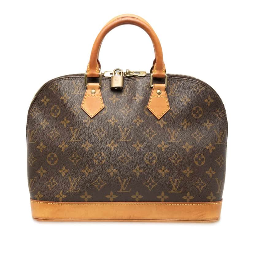 Louis Vuitton Monogram Alma PM Brown Good condition - Front View