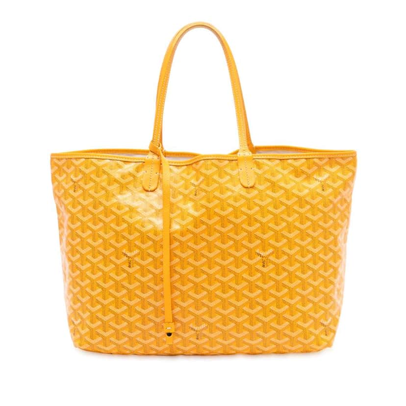 Goyard Goyardine Saint Louis PM Yellow Canvas Very good condition - Front View