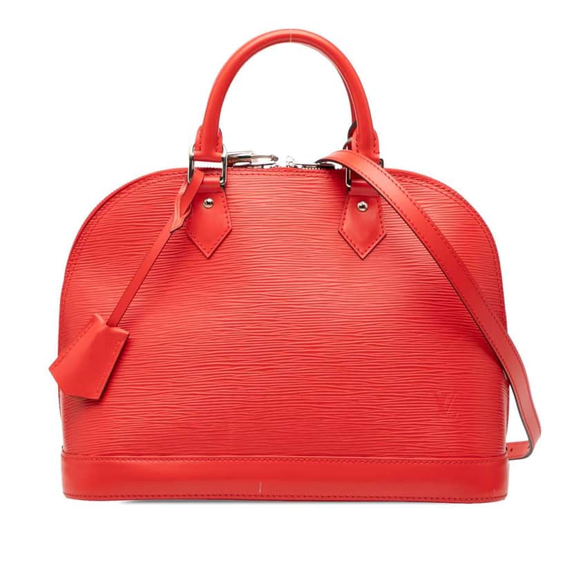 Louis Vuitton Epi Alma PM Red Leather Very good condition - Front View
