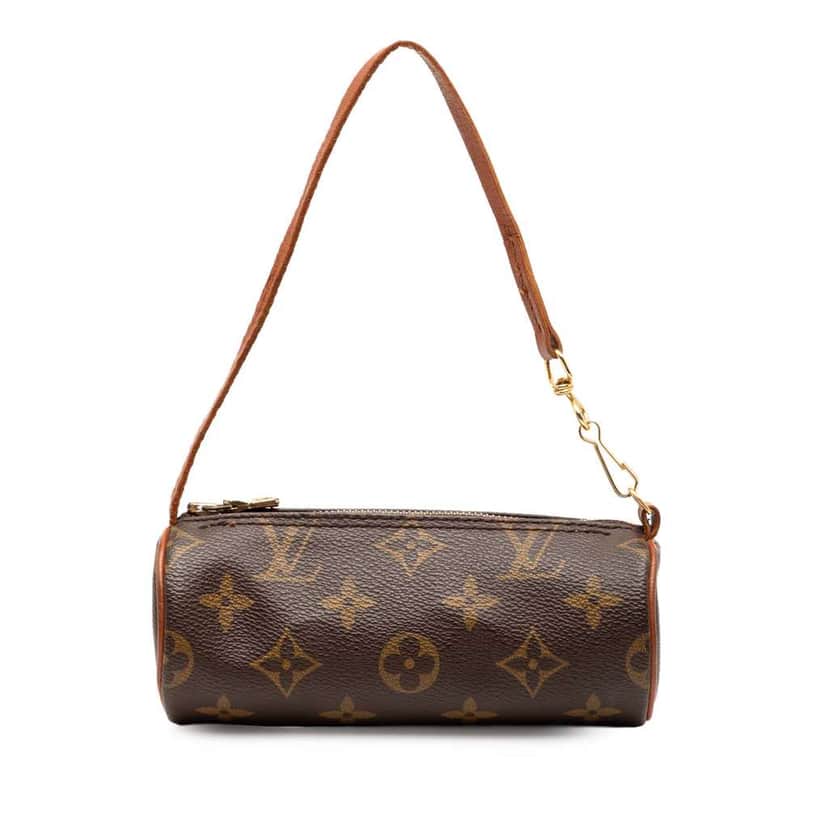 Louis Vuitton Monogram Papillon Pochette Brown Good condition - Front View