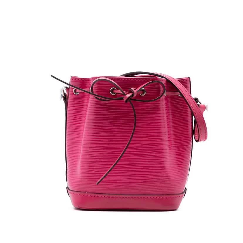 Louis Vuitton Epi Nano Noe Pink Leather Good condition - Front View