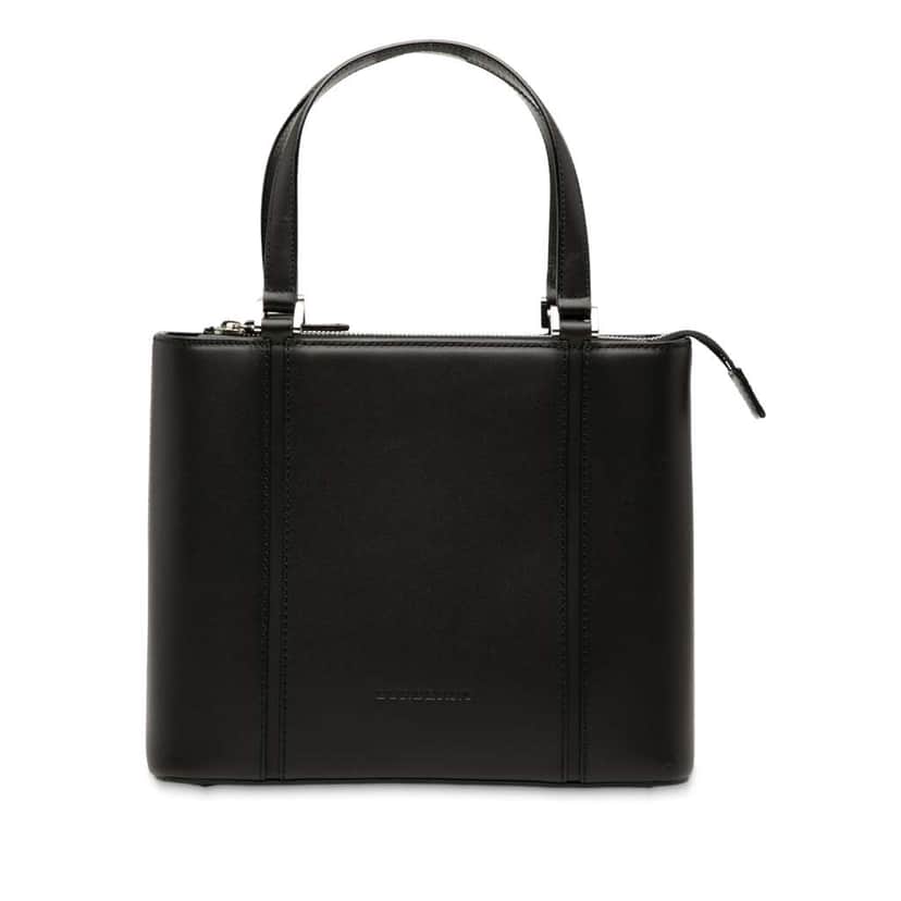 Burberry Leather Handbag Black Leather Good condition - Front View