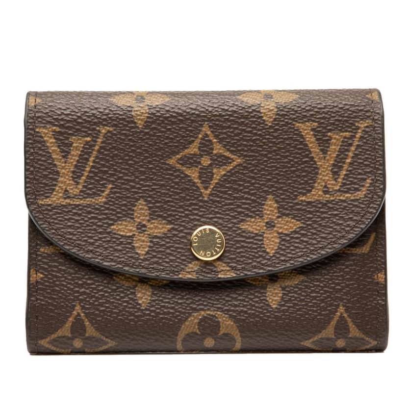 Louis Vuitton Monogram Rosalie Coin Purse Brown Good condition - Front View