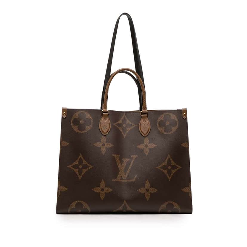 Louis Vuitton Monogram Reverse Giant OnTheGo GM Brown Good condition - Front View