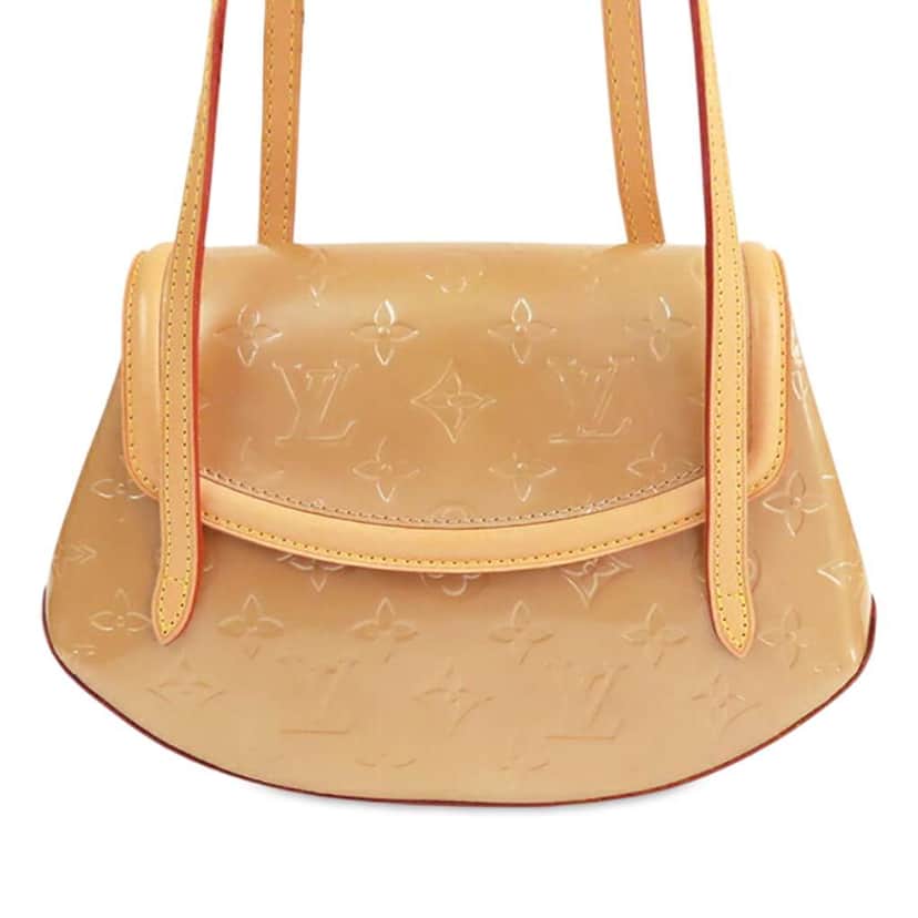 Louis Vuitton Monogram Vernis Biscayne Bay PM Brown Leather Good condition - Front View