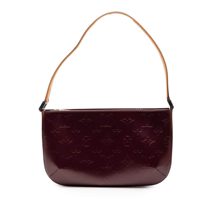 Louis Vuitton Monogram Mat Fowler Purple Leather Very good condition - Front View