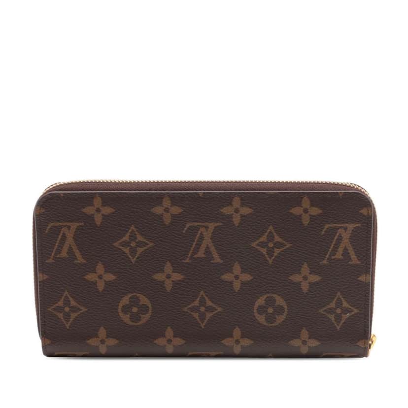 Louis Vuitton Monogram Zippy Long Wallet Brown Good condition - Front View